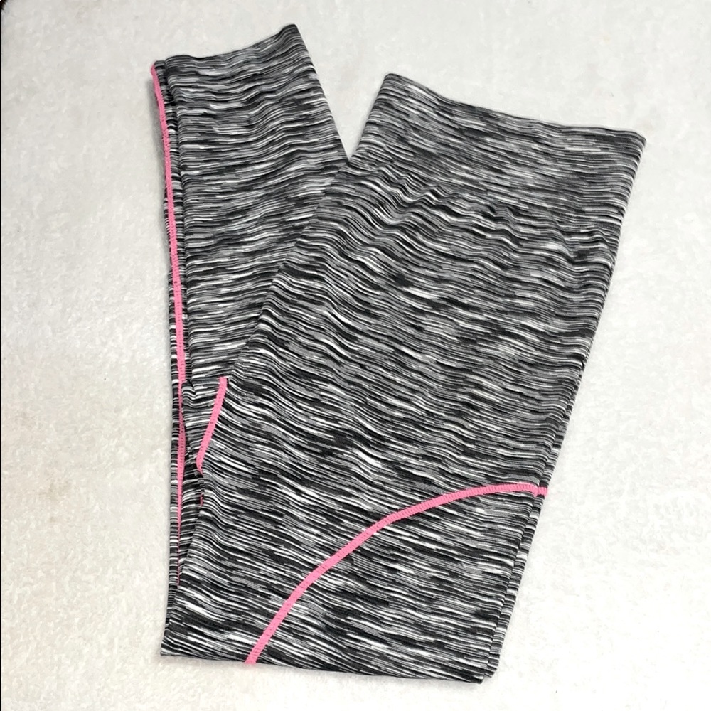 Dazl Performance Gray and Pink Athletic Leggings